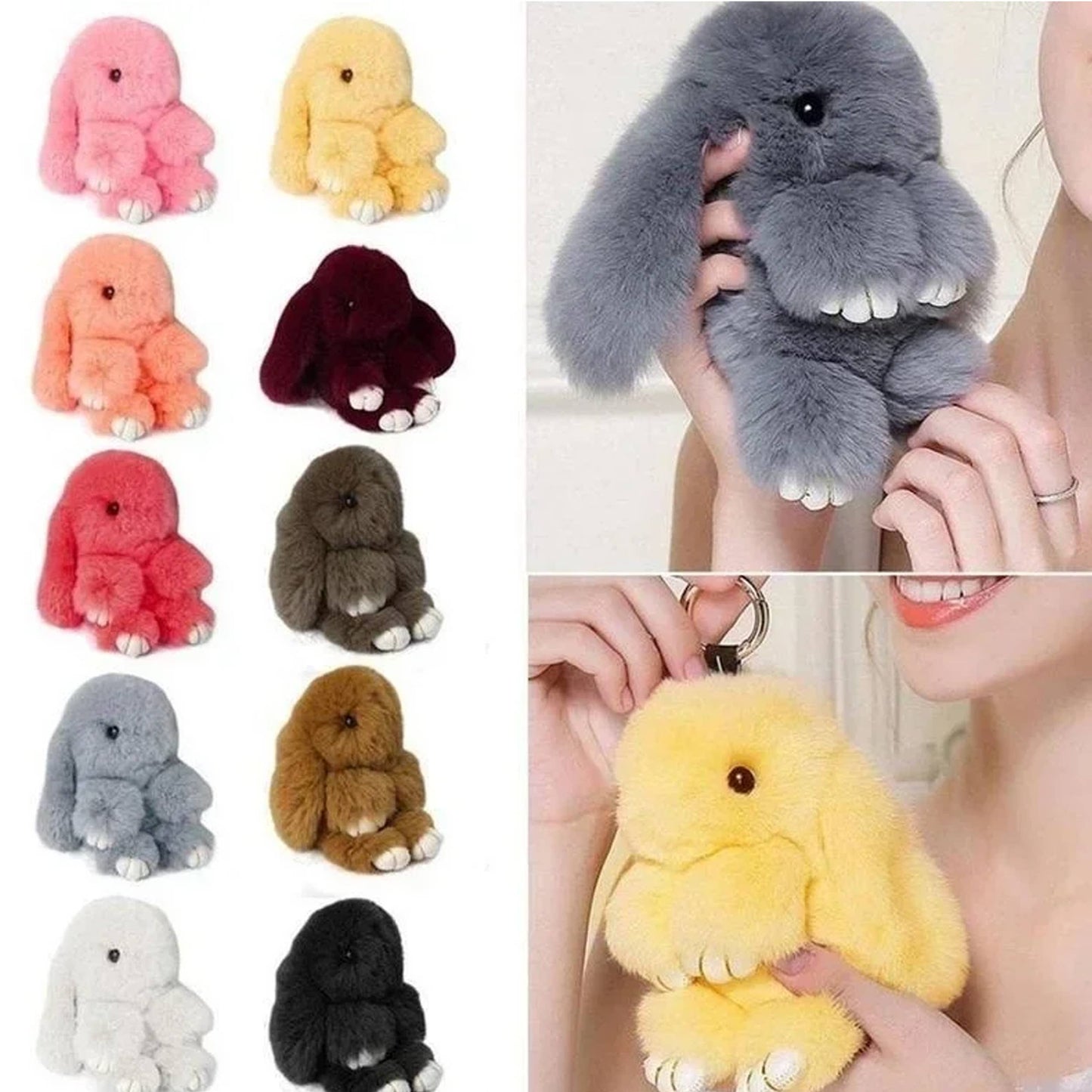 Cute Rabbit Keychain